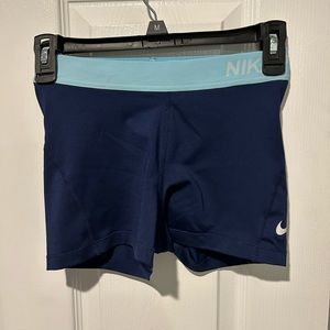 Blue NIKE pro size small